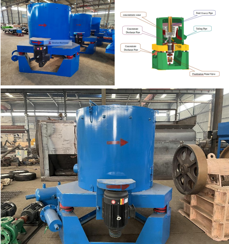 STLB 20 30 60 80 100 Professional Centrifugal Gold and Sand Separator for Mining