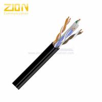 U/UTP CAT6 puisque CPR NO7112201 de veste de PE de câble Ethernet de la catégorie 6 de HDPE de conducteur d'en cuivre du PE 23AWG