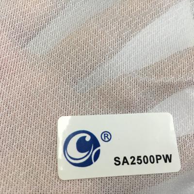 150 cm Largura Tricote circular tecido Fusível entrelaçamento para GAOXIN SA2500 em branco puro