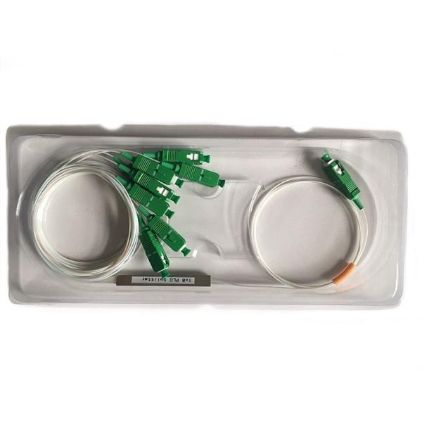 PSM 1X2-PLC SC/APC G.657A GPON EPON FTTH PLC splitter 900um steel tube PLC fiber optic splitter