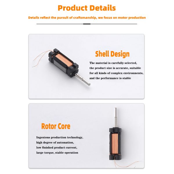Faradyi Customized Waterproof  Electric Ultrasonic Toothbrush Motor High Frequency Vibration Motor For Electric Toothbrush