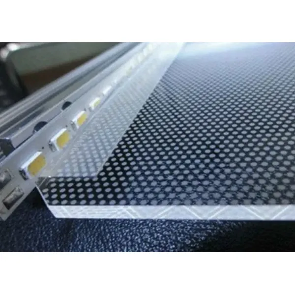 Panel de luz transparente guía Lgp Panel de luz acrílico 5Mm PMMA