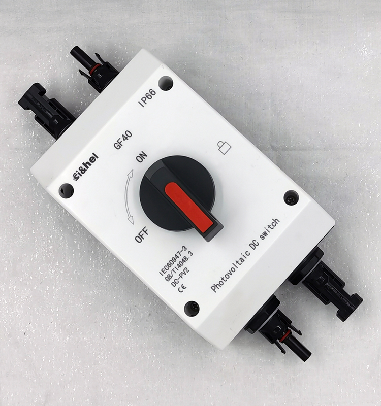 32A Solar DC Isolator Switches 3-Phase 4-Pole Low Voltage Disconnectors 1000V DC PV Disconnect Isolator Switch