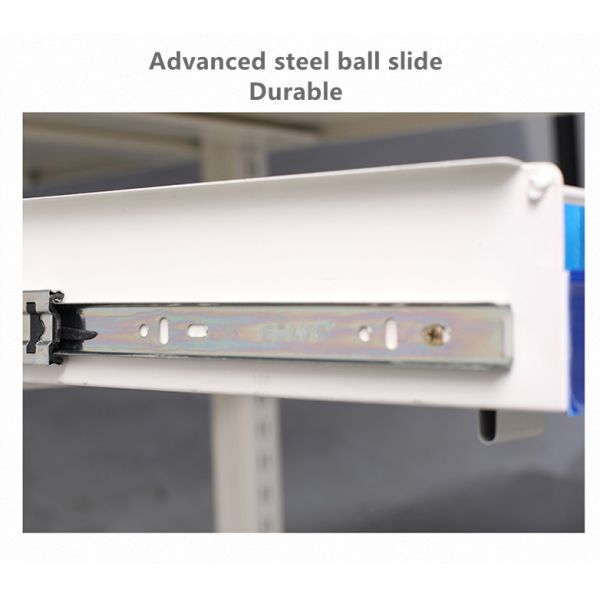 Steel Pharmacy Medicine Display Racks Single Sided Pull Out