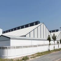 Structures en acier préfabriquées avec connexion à boulons et fenêtres en alliage d'aluminium