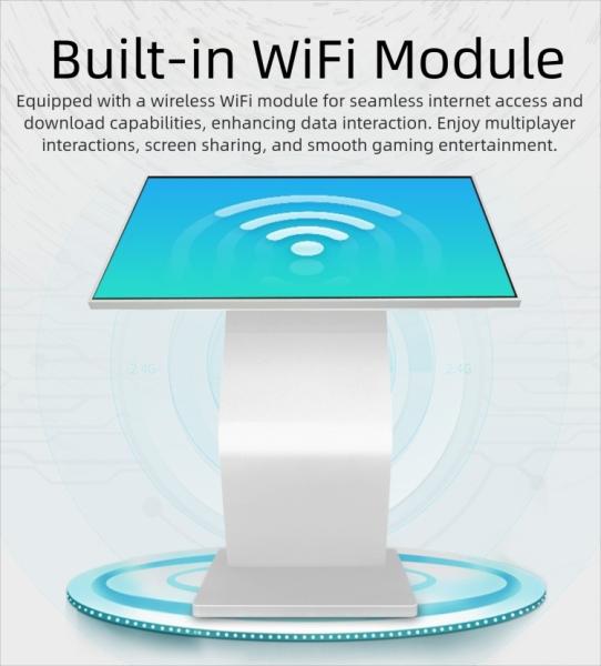 65 Inch Waterproof HD Capacitive Touch Screen Digital Signage Quick Setup Exhibition Use