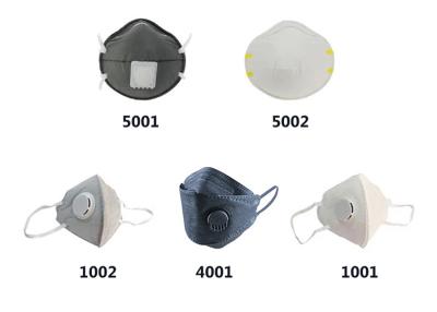 Anti máscara da proteção da boca da poluição, branco da válvula do filtro do Pm 2,5 da máscara N95 protetora
