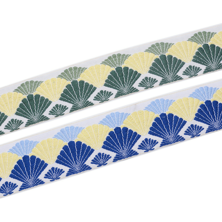 Высокая отделка ленты парчи раковины цепкости 60mm