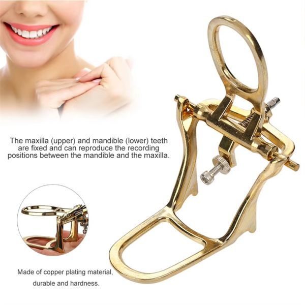 Articulador de laboratorio dental de boca completa de latón de resorte de tamaño 3 Articulador dental