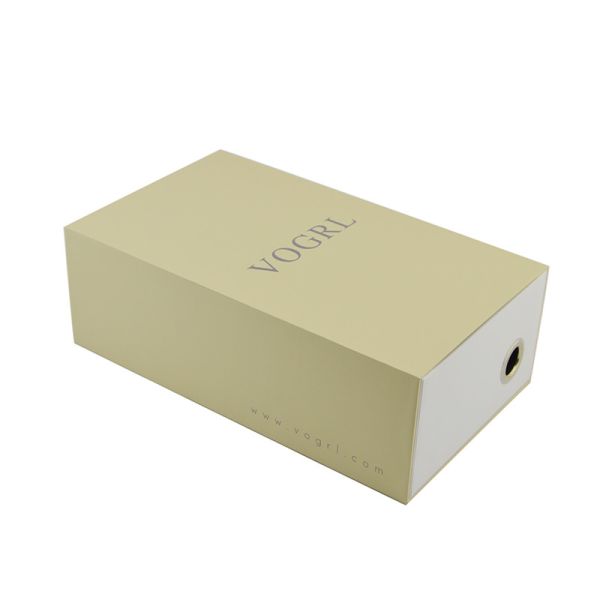 Longueur dure de l'emballage 300mm de chaussure de boîte-cadeau de carton de tiroir de Brown