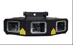 3 управление сигнала репроектора DMX-512 лазера анимации голов 50w RGB