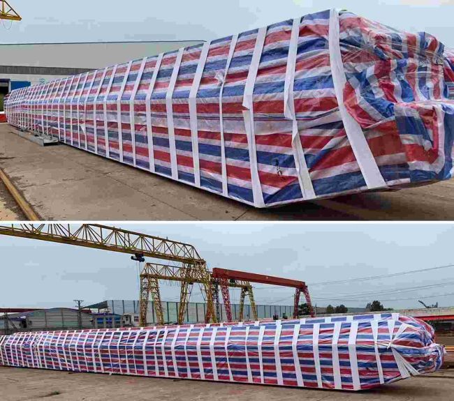 Сверхмощный двойной рельс луча установил кран на козлах 35ton 45ton 55ton RMG
