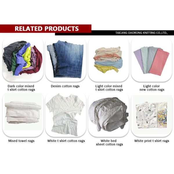 Отсутствие хлопка Rags корпии 25kg/Bale логотипов 55cm свободного от