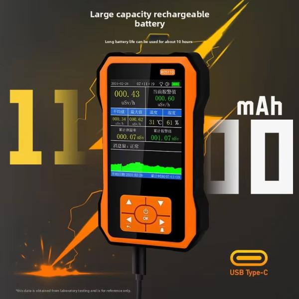 Modern Household Geiger Counter ABS Nuclear Radiation Detector for Radioactive Dose Radiation Survey Meter for X Beta Gamma Ray