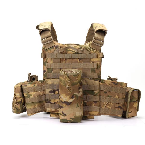 BAOYI 1000D Camouflage Tactical Combat Vest 1000D Fabric Multifunctional