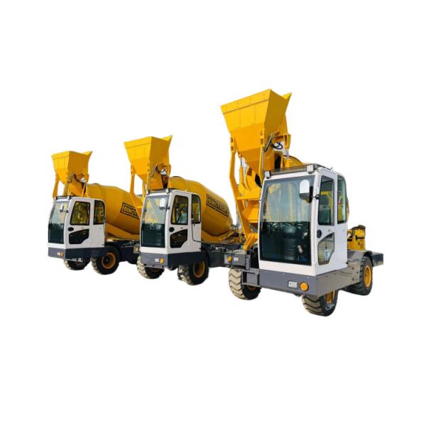 SINOTRUK Self Loading Concrete Mixer Full Hydraulic Mobile Portable Concrete Mixer Truck