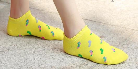 Cotton Ladie's Invisible Socks