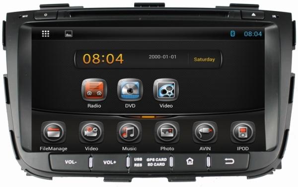 Ouchuangbo Pure Android 4.2 Auto DVD GPS Navi for Kia Sorento 2013 3G Wifi 1.6GHz Radio Player OCB-8050C