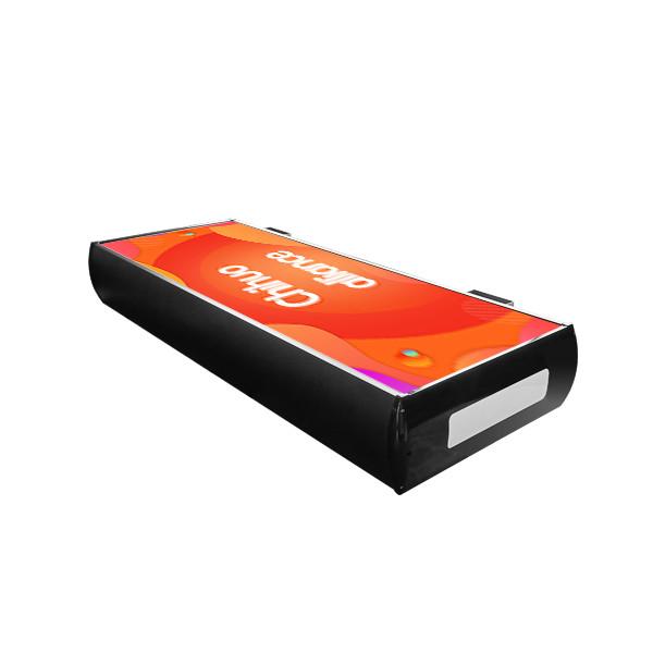Outdoor 100W Taxi Top LED Screen High Brightness LED Taxi Top Advertising