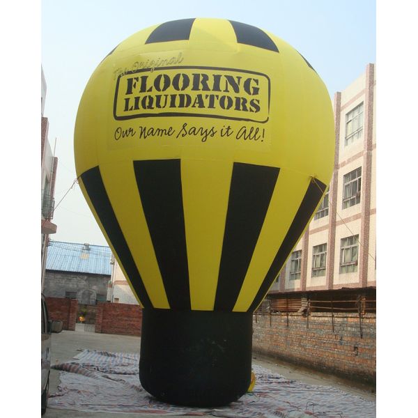 Воздушный шар брезента PVC раздувной, раздувной земной воздушный шар для рекламировать
