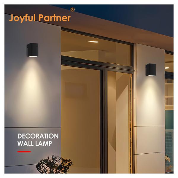 Waterproof IP65 Outdoor Wall Lamps 8W 45 Degree DC 24v CE Certificate SMD LED Casting Aluminum Housing