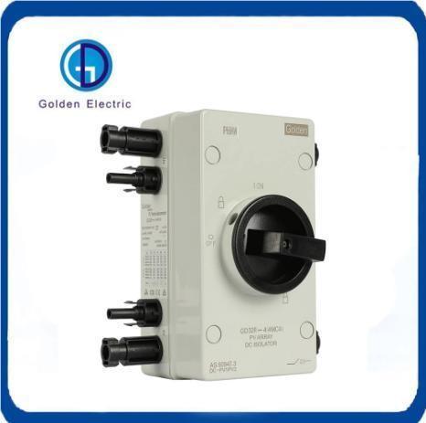 DC1200V 32A Isolation Disconnect Switch Easy installation For Solar Connector Mc4 IP66