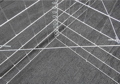 2X1X1m Welded Gabion Box Green Pvc Coated Steel Welded Wire Rolled Garden Fencing