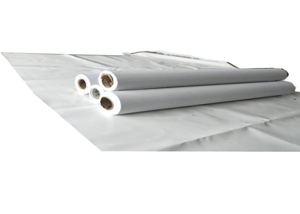 Bandeira do cabo flexível do PVC da prova 210gsm da água, encerado branco da propaganda de Frontlit
