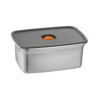 Rectangular Metal Recipientes de armazenamento de alimentos à prova de ferrugem 304 aço inoxidável