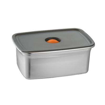 Rectangle Metal Food Storage Containers Rust Proof 304 Stainless Steel