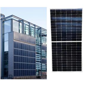 High Efficiency 585W Bifacial Double Glass Solar Panel for Commercial Solar Energy Power Station Wholesale