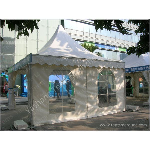 Sunshade High Peak Party Tent Gazebo Canopy With Transparent PVC Windows