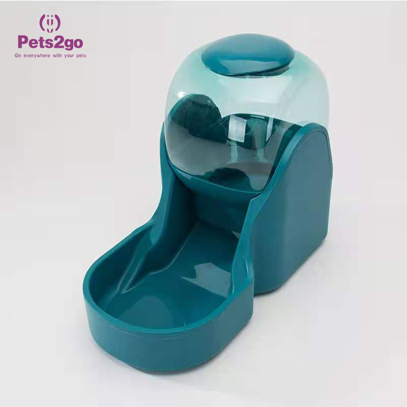 Бочонка зерна Pets2go шары фидера любимца 2.5kg автоматического пластиковые