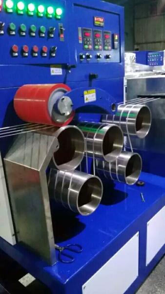 Máquina de Fabricação de Rolos de Fios de Plástico de PP de Parafuso Único 110 mm