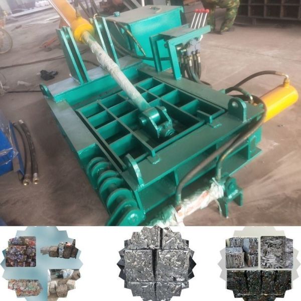 MCD-80 Baling Production Scrap Machinery Shell Baler Machine Hydraulic Baling Press