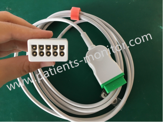 GE ECG 3/5-свинцовый трубковый кабель 2106305-003 совместимый REF DLG-011-0504 Новый 3,6 м / упаковка