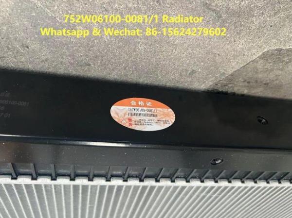 Radiator Assembly 752W06100-0081/1 HOWO Truck Parts Engine Radiator Coolant Radiator