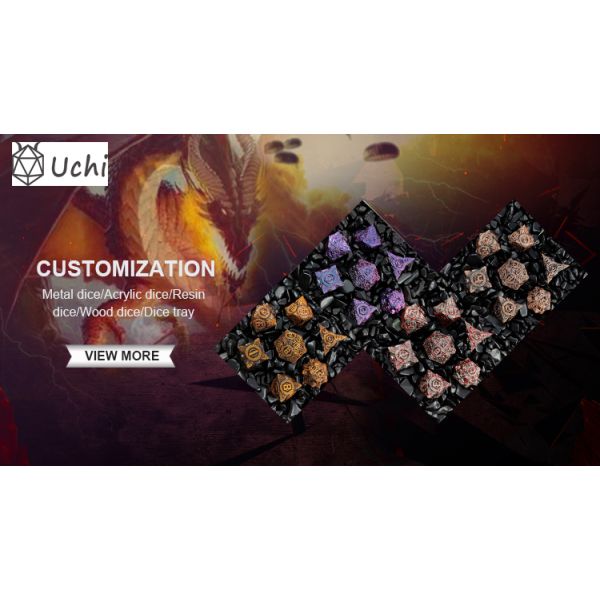 Metal Metropolitan Zinc Dice Eiffel Tower Kisulu'S Call DND#RPG Handmade