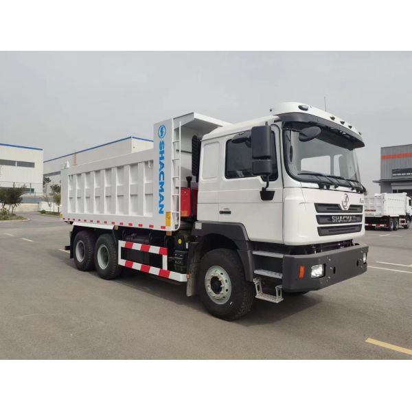 White SHACMAN Dump Truck F3000 6x4 375 EuroV 6 Wheel Dump Truck