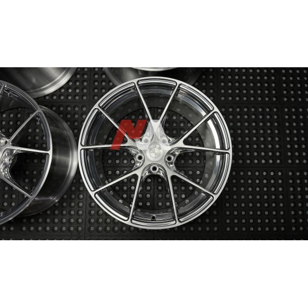 BMW Forged Wheels Polished Silver Brushed Face For F87 F80 F82 F90 M2 M3 M4 M5