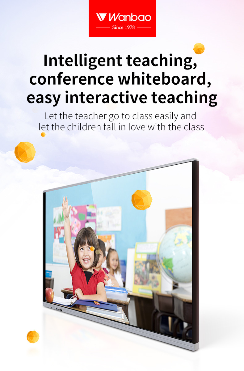 Касание LCD взаимодействующее Whiteboard радиотелеграфа умное портативное совсем в одном