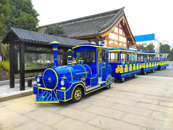 62 Seater Mini Electric Trackless Train, trem Sightseeing elétrico do shopping