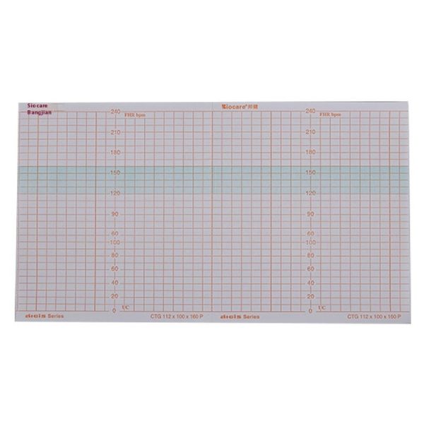 Kangeryou 112x100 White Thermal Printing Paper Medical Consumables CE Certified Class I 3-Year Shelf Life for ECG Record Keeping