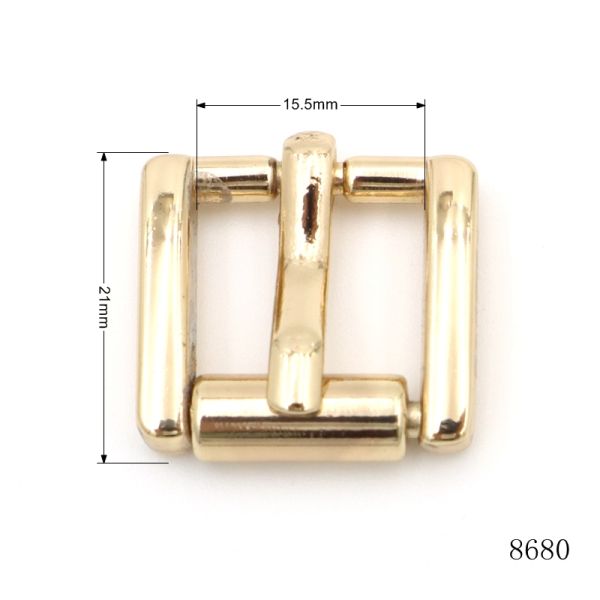 New Design Custom Logo Engraved Pin Buckle Zinc Alloy Pin Slider Buckle For Handbags Hardware Accessories