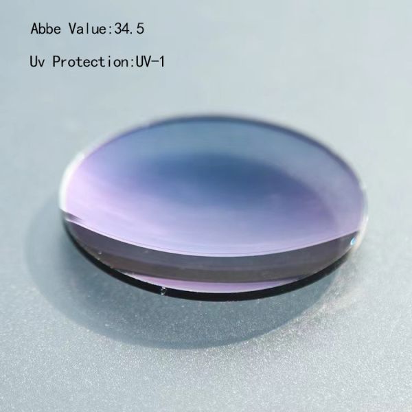 Качественные линзы 1.56 Синий разрез Круглый верх бифокальный фотохромный линз