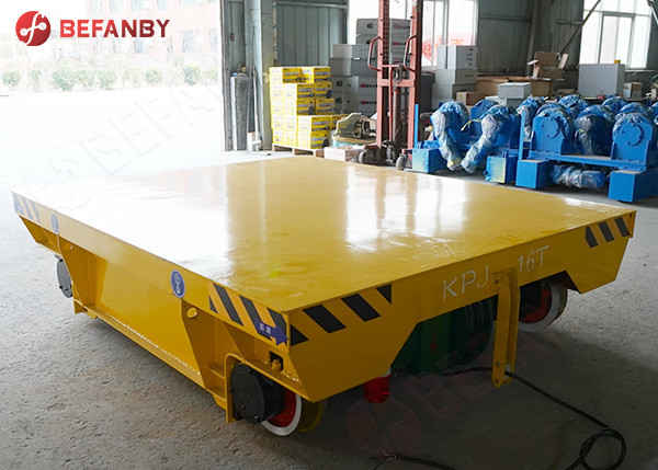 Billet Factory Flatbed Electric 2 Tonne Rail Trolley