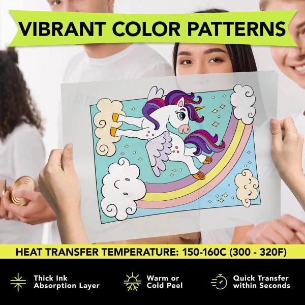 60cm*100m DTF PET Film tinta branca Instant Hot & Cold Peel Disponível