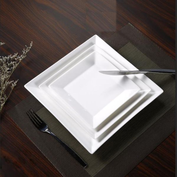 Magic Cube 7 Inch Porcelain Appetizer Plates Decorative
