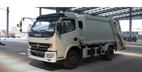 8 Cbm Garbage Compactor Truck Single Cab Rubbish Compactor Truck With Cummins Engine