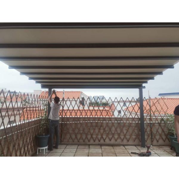 Remote Control Operation Electric Canopy for Large Flooding Movable Storage Tent Hall